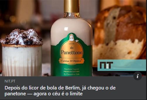 NiT sobre o Licor de Panettone