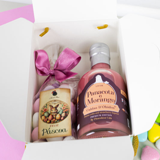 Doçura de Panacota e Morango