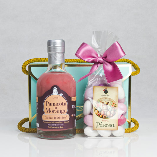 Doçura de Panacota e Morango