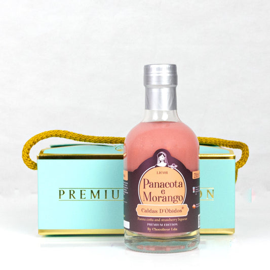 Licor de Panacota e Morango Premium - Caldas D'Óbidos