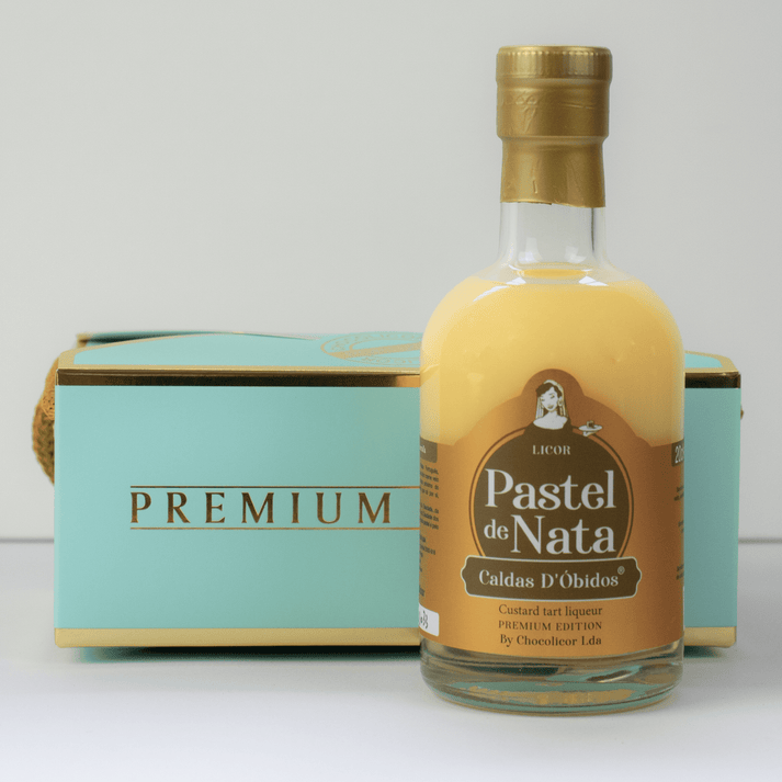 Premium Pastel de Nata Liqueur Chocolicor Licores Caldas d'Óbidos