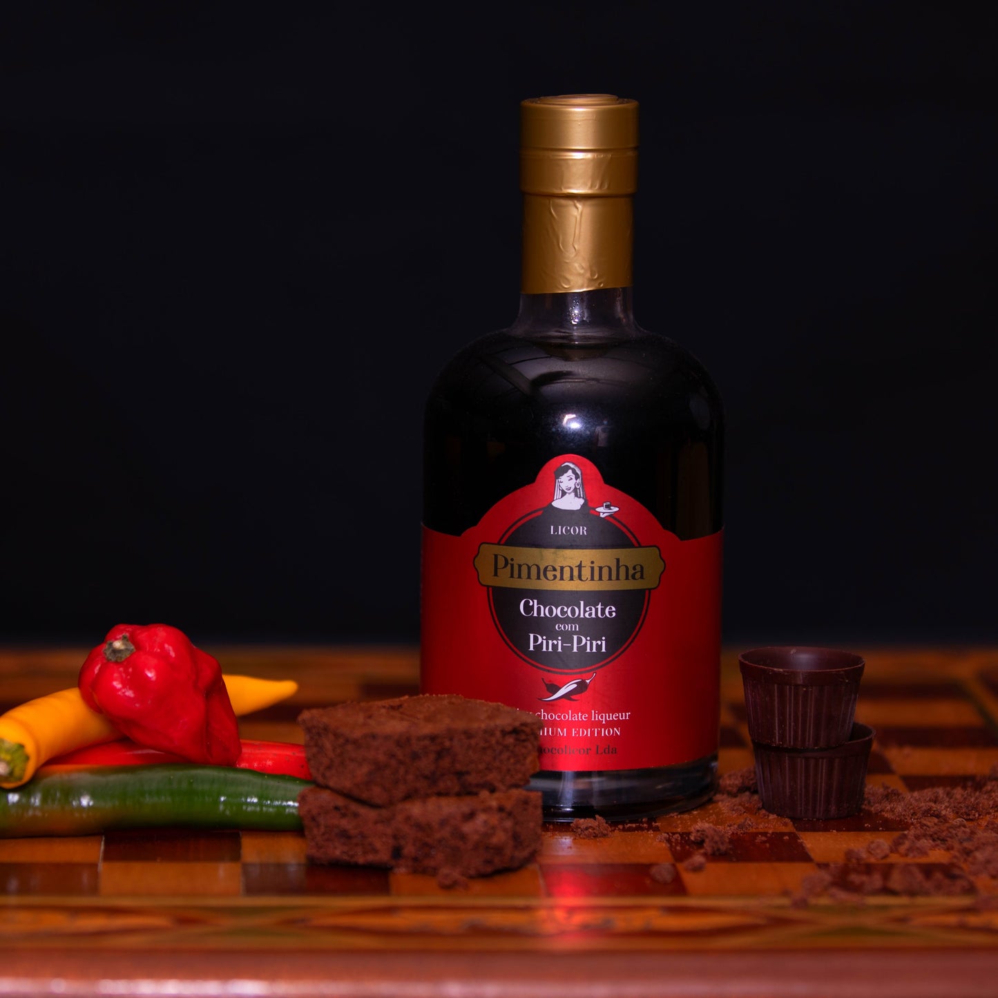 Premium Chocolate with Piripiri Liqueur 